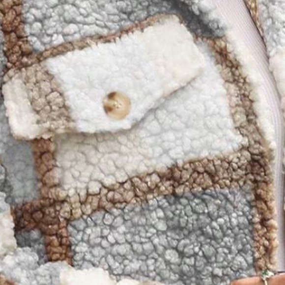 Cozy Plaid Button Down Oversized jacket Shacket - Picture 5 of 6